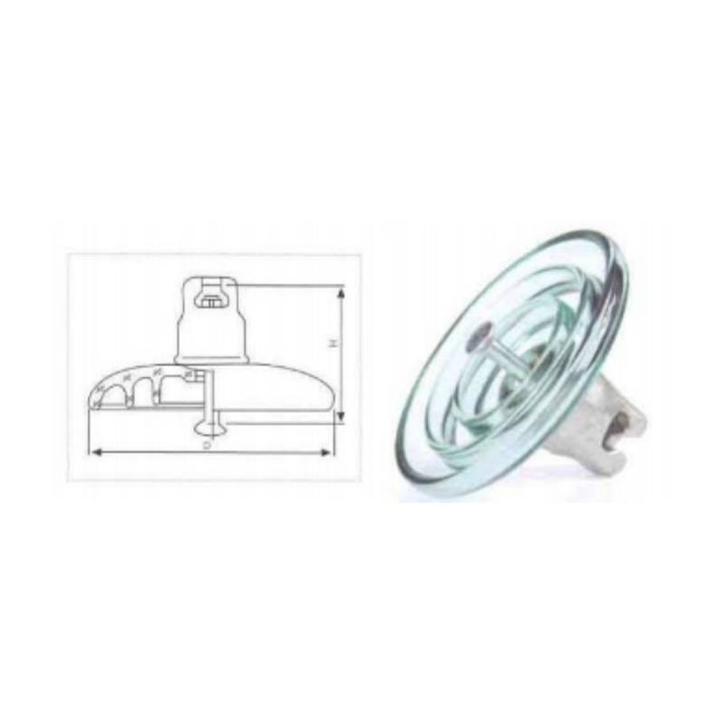 يو 240 بي بي/170 عازل زجاجي معلق مقاوم للتلوث