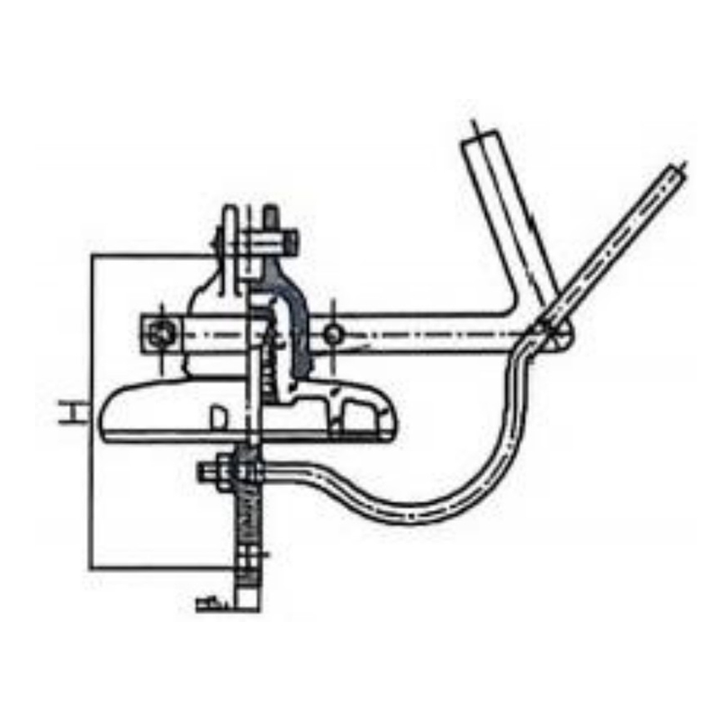 سلك أرضي نوع عازل زجاجي